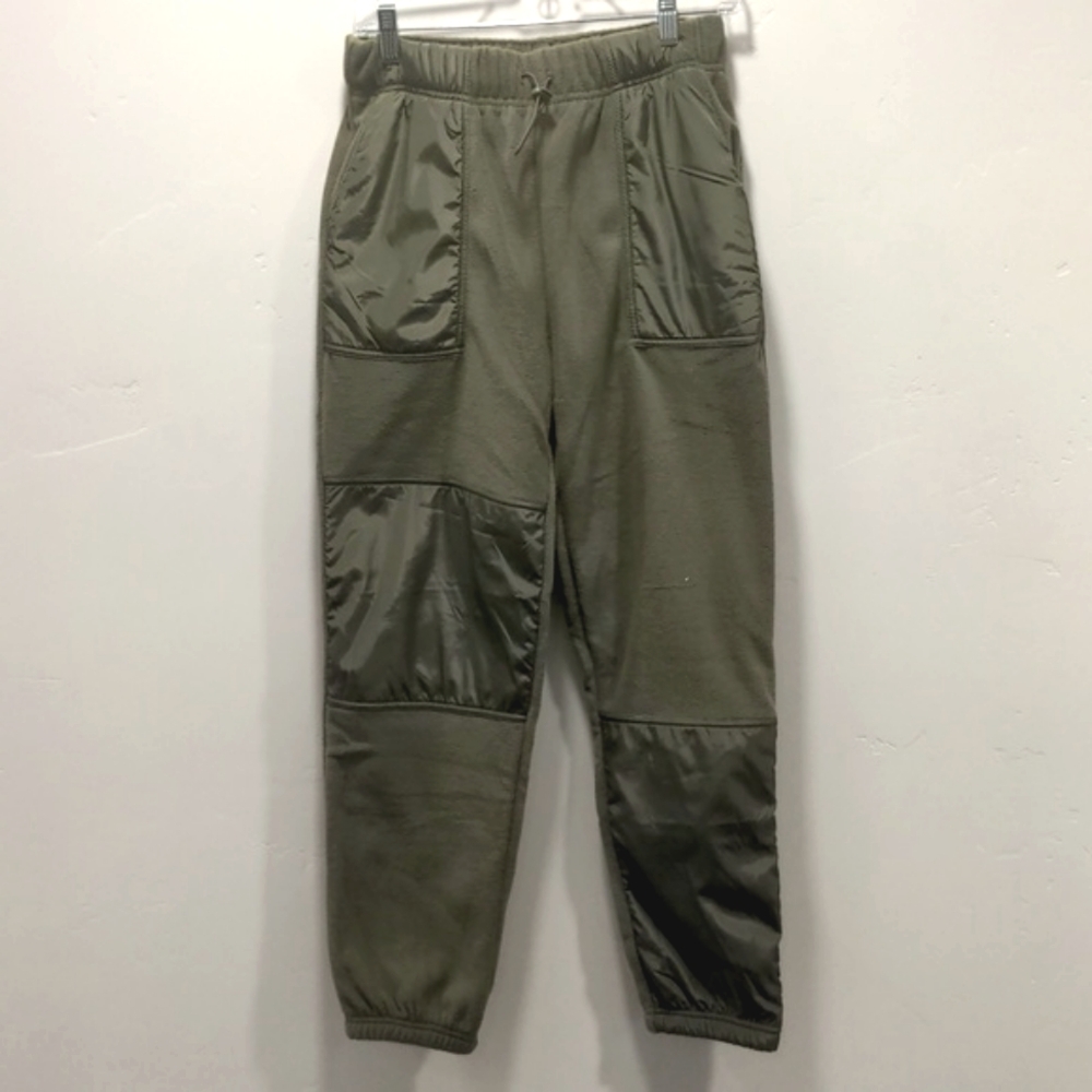 Forever 21 Olive Green Fleece Joggers, size M